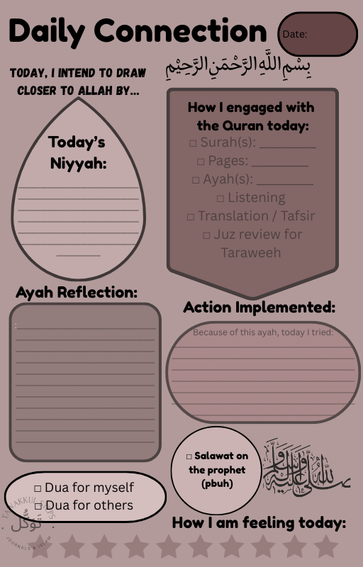 Digital Ramadan Reflective Journal 2026