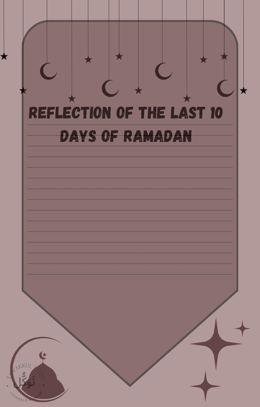 Digital Ramadan Reflective Journal 2026